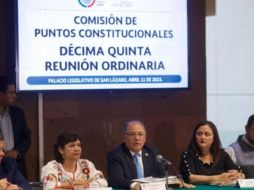 La sesión se reanudará en día y hora por definir, dijo el presidente de la Comisión de Puntos Constitucionales. SUN