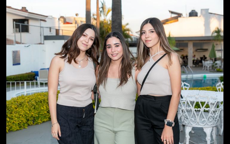 Diana Becerra, Andrea Gómez y Natalia Trejo. GENTE BIEN JALISCO/Jorge Soltero