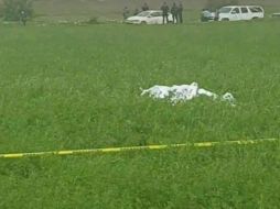 Los cuerpos estaban en un cultivo de la colonia Santa Ana Ahuehuepan. ESPECIAL