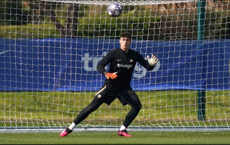 Kepa habló sobre el partido de vuelta de Champions League contra el Real Madrid. AP / J. Walton