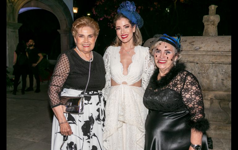 Laura Núñez, María Inés Guerra y Rosalina Santos. GENTE BIEN JALISCO/ Jorge Soltero