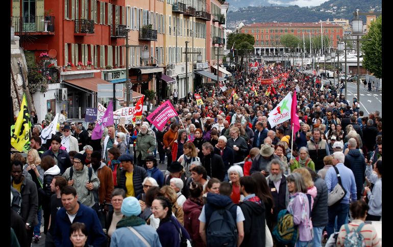 El Ministerio del Interior ha movilizado en total a 12 mil policías en toda Francia para hacer frente a incidentes. EFE/S. Nogier