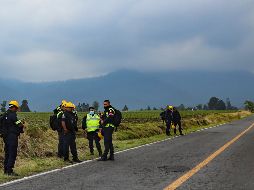 Aspectos generales del recorrido por rutas de evacuación de municipios de la región sur oriente del Estado de México. SUN/H. Salvador