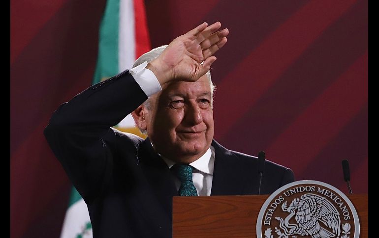 EUM20230522POL04.JPG CIUDAD DE MÉXICO, Presidency/Presidencia-Conferencia.- El presidente Andres Manuel López Obrador, en su conferencia de este lunes 22 de mayo de 2023 en Palacio Nacional. Foto: Agencia EL UNIVERSAL/Berenice Fregoso/LCG.