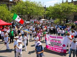 La manifestación de este domingo transcurrió sin incidentes. EL INFORMADOR/A. Navarro