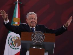 López Obrador aseguró que su gobierno busca ayudar a los extrabajadores de Mexicana, pero no tienen ninguna responsabilidad. SUN/B. Fregoso