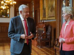 López Obrador y Úrsula Von der Leyen sostuvieron un diálogo 