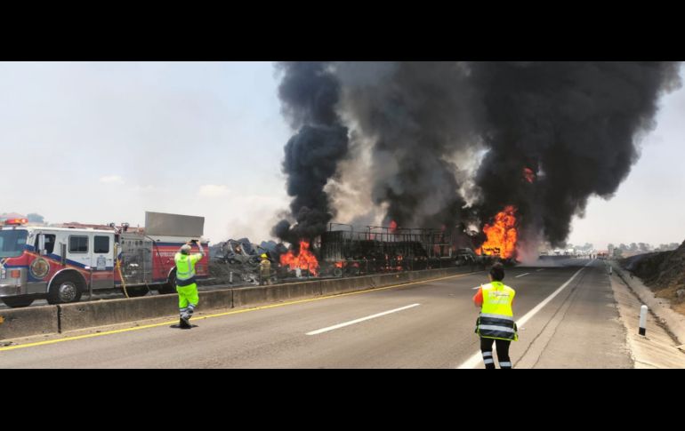 Las impactantes imágenes del accidente en la carretera Zapotlanejo