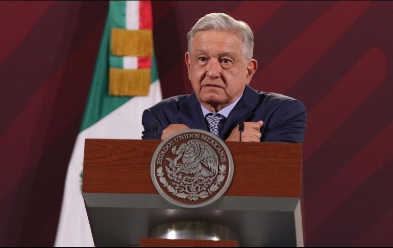 Dijo el Presidente de México que ahora tiene que hablar más despacio que de costumbre porque no se vaya  a ''camucar''. SUN / ARCHIVO