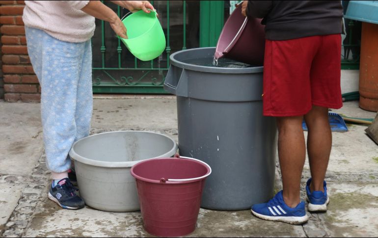 Varias colonias presentarán baja presión y en algunos casos se presentará falta de agua. NTX / ARCHIVO