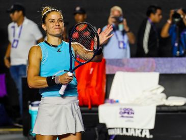 Maria Sakkari se coronó en el GDL Open 2023, tras vencer a Caroline Dolehide en dos sets con parciales de 7-5, 6-3. EL INFORMADOR / ARCHIVO