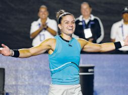 Maria Sakkari ha venido a Guadalajara desde que se celebraron las WTA Finals en la ciudad, ha alcanzado dos Finales y se coronó en el WTA 1000 de este año. EL INFORMADOR/ A. Navarro