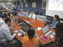Junta con reporteros para definir la agenda informativa. EL INFORMADOR/A. Navarro