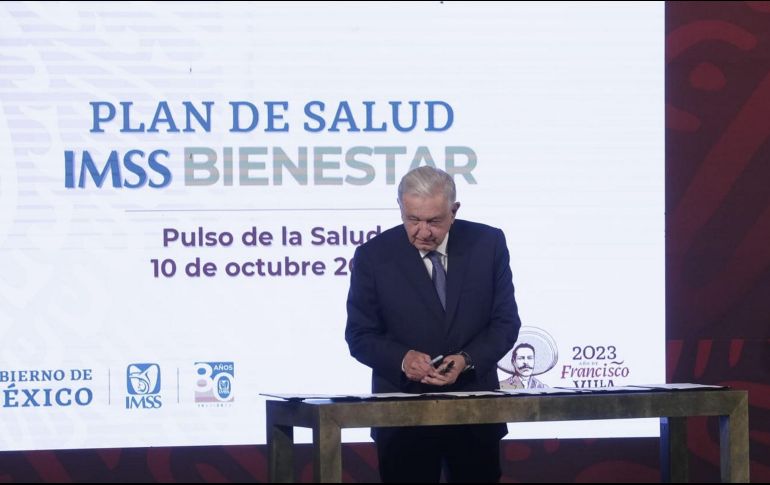 López Obrador espera que los gobiernos del PRI y PAN se sumen al programa IMSS-Bienestar. SUN / G. PANO