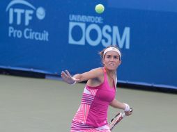 Ana Sofía Sánchez, una de las tenistas que no podrá participar. EL INFORMADOR/Archivo