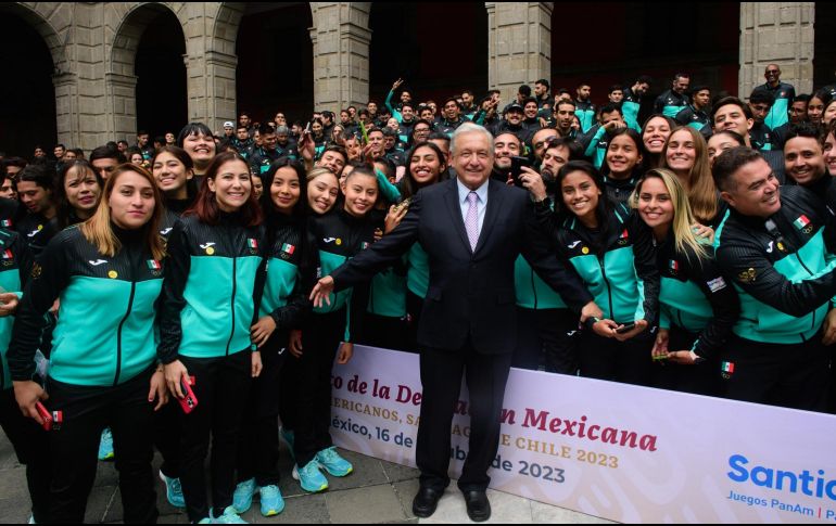 México arrasó en Santiago 2023. EFE/ Gobierno de México