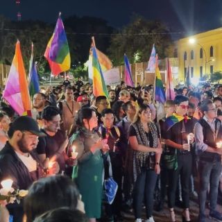 Comunidad LGBT+ se manifiesta para exigir justicia por el magistrade Ociel