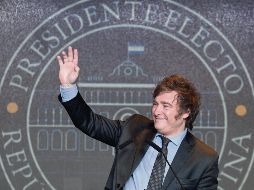 Javier Milei, presidente electo de Argentina. AFP