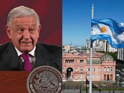 López Obrador mencionó que el pueblo de Argentina y el de México han tenido lazos de amistad y de solidaridad en momentos muy difíciles. EFE / M. Guzmán y AFP / ARCHIVO