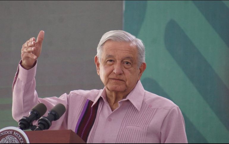 López Obrador señaló que se busca que se apruebe un plan para el desarrollo social. SUN / E. HERNÁNDEZ