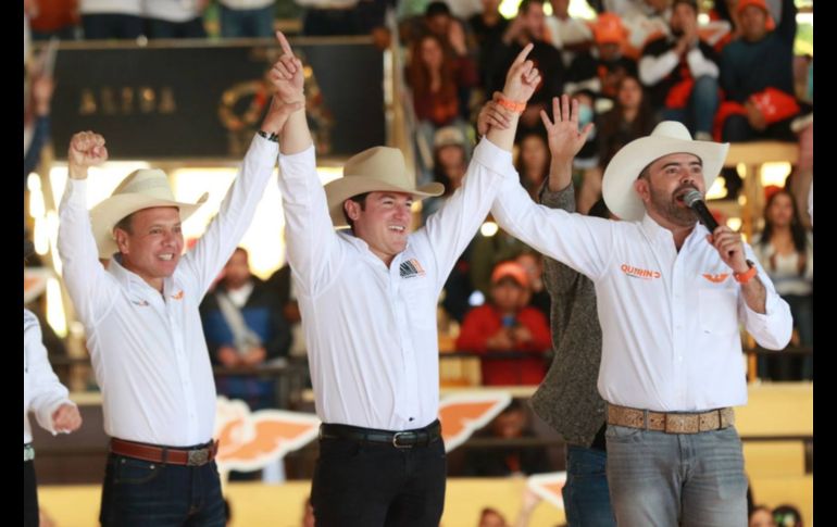 Con un lienzo charro abarrotado con 15 mil personas presentes, Gerardo Quirino Velázquez arrancó su precampaña para buscar la alcaldía de Tlajomulco. CORTESÍA