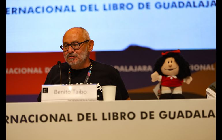 En el homenaje, que contó con la presencia de Benito Taibo y el editor de Mafalda, Daniel Divinsky, se conversó con el público tapatío sobre estos personajes que han acompañado a incontables generaciones; Mafalda, Guille, Felipe y Susanita, Miguelito y Manolito, Libertad. EL INFORMADOR/ A. Navarro