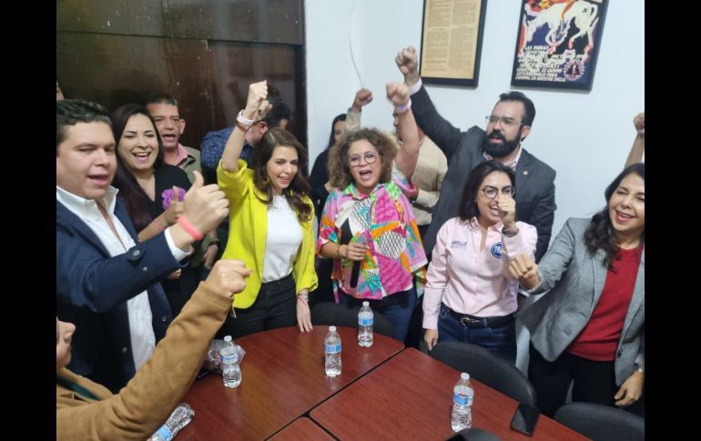 Ante las representaciones perredistas, la ahora precandidata de la coalición del Frente Amplio por Jalisco, prometió devolver la relevancia del PRD en el estado. EL INFORMADOR /J. Díaz