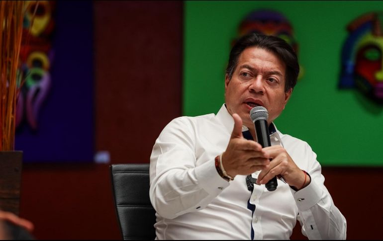 Mario Delgado explicó que el objetivo es que Morena y sus aliados obtengan más de un millón 600 mil votos. EL INFORMADOR / H. FIGUEROA