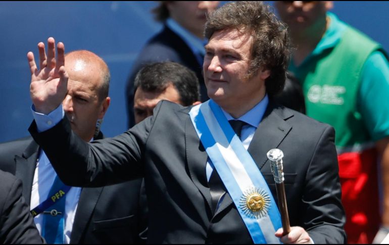 Milei tomó juramento como Presidente de Argentina. EFE/ESPECIAL