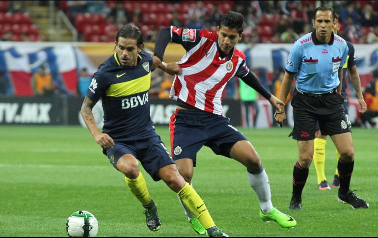 En su segunda etapa en el Boca Juniors, Gago visitó Guadalajara para disputar el 