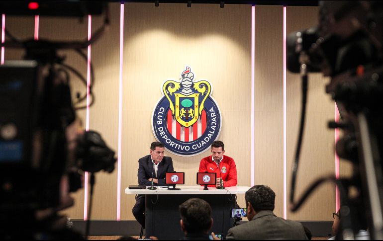 Fernando Gago fue presentado oficialmente como el nuevo director técnico de Chivas. EL INFORMADOR/ H. FIGUEROA.