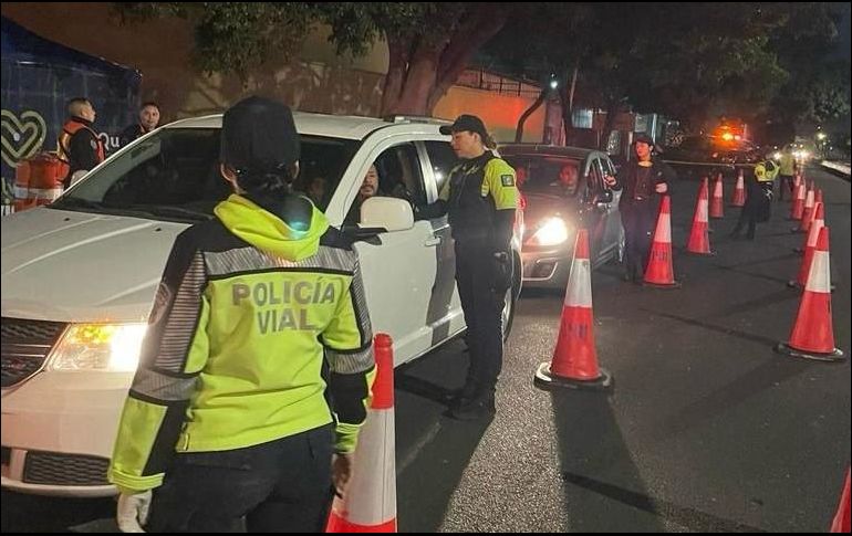Cuatro conductores fueron llevados al CURVA. ESPECIAL/ Policía Vial