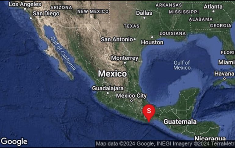 Este jueves se registró un temblor alrededor de las 08:40 de la mañana en Oaxaca. ESPECIAL / SSN