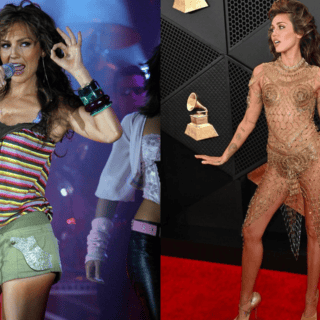 Miley Cyrus es comparada con Thalía por sus look durante los Grammy 2024