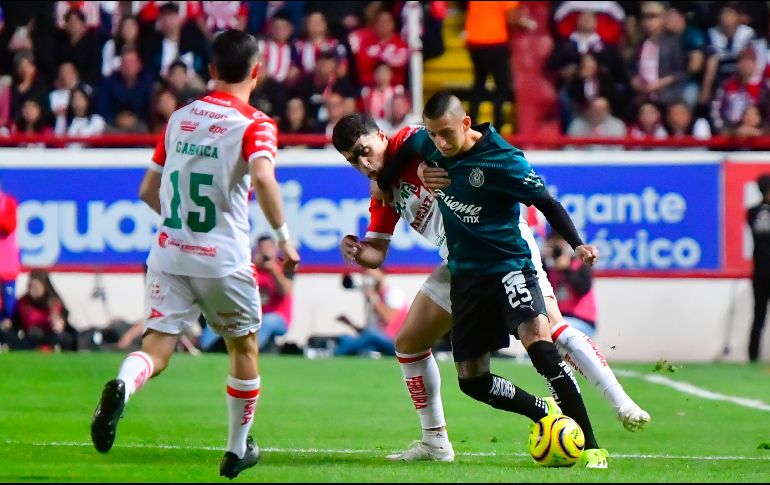 Chivas perdió ante Necaxa con un marcador de 1-0 en el partido correspondiente a la Jornada 9 del Clausura 2024. IMAGO7