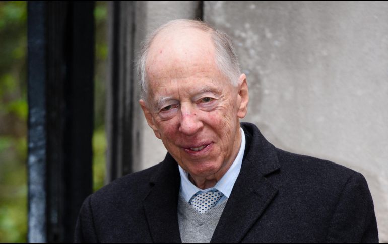El banquero, filántropo e inversor británico Jacob Rothschild, de la conocida dinastía Rothschild, ha fallecido a los 87 años. AFP / ARCHIVO