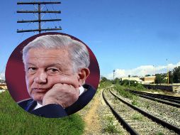 Según López Obrador, usar las vías de ferrocarriles 