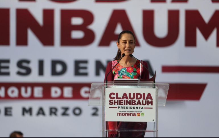 Acompañada por una multitud de seguidores, la exjefa de Gobierno de la CDMX es la segunda de los tres candidatos presidenciales en comenzar oficialmente su campaña para las Elecciones de 2024. SUN / D. Sánchez