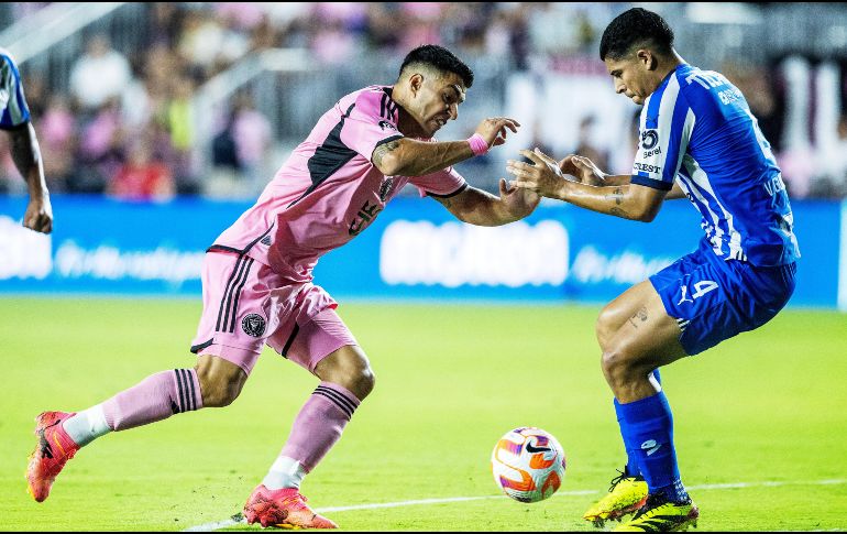 Los Rayados de Monterrey vencieron en el partido de ida de los cuartos de final de la Concacaf Champions Cup. EFE/ C. HERRERA.