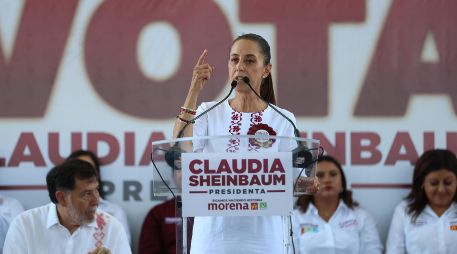Claudia Sheinbaum Pardo, candidata a la presidencia de Mexico por la coalición 