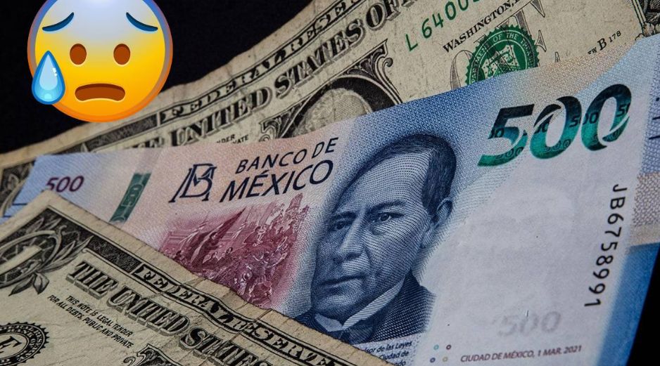 El peso mexicano cotiza en los mercados internacionales alrededor de los 16.82 pesos por dólar. ESPECIAL