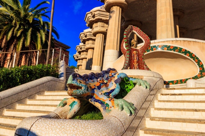 Park Güell en Barcelona. GETTY IMAGES ISTOCK