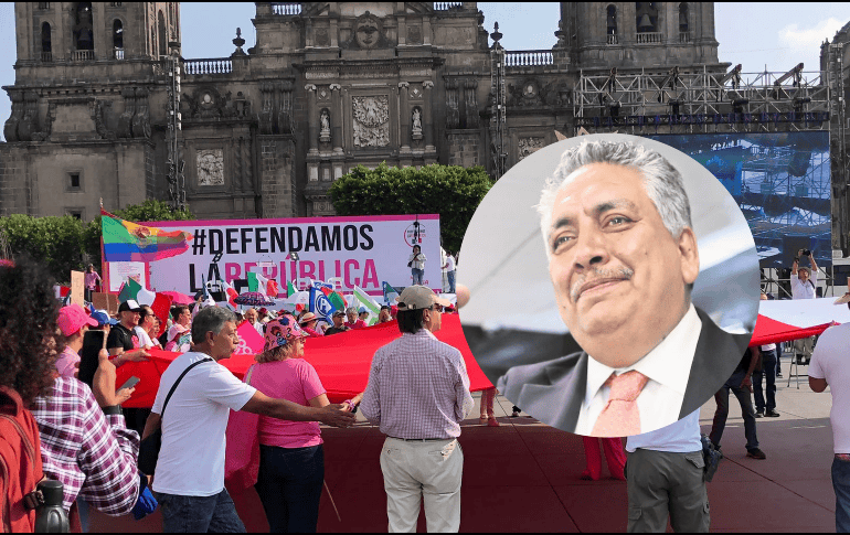 El sindicalista también despotricó contra el Presidente Andrés Manuel López Obrador, a quien acusó de violar la ley en estas elecciones. SUN/ Diego Simón Sánchez/ ARCHIVO