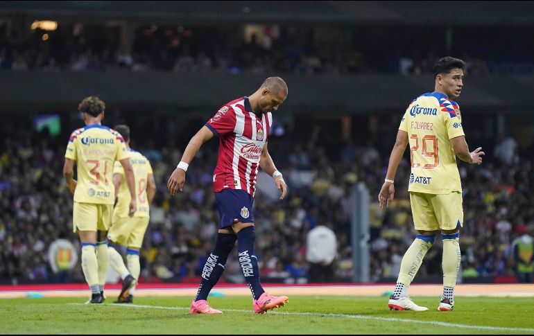 Las Chivas experimentaron una dolorosa derrota el sábado por la noche en el Estadio Azteca. IMAGO7.