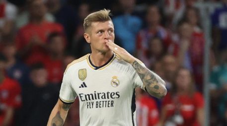 Kroos ha ganado 22 títulos con el Real Madrid, y podría retirarse con otra Champions League. EFE/K. Huesca