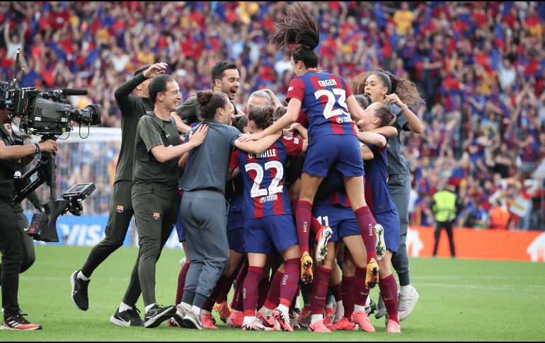¡El Barcelona Femenil es campeón de Europa! EFE / Luis Tejido