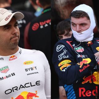 Checo Pérez y Max Verstappen armaron equipo de futbol con pilotos