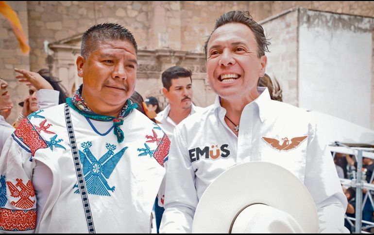 Lemus cerró campaña en el Distrito 1, en el municipio de Colotlán. ESPECIAL