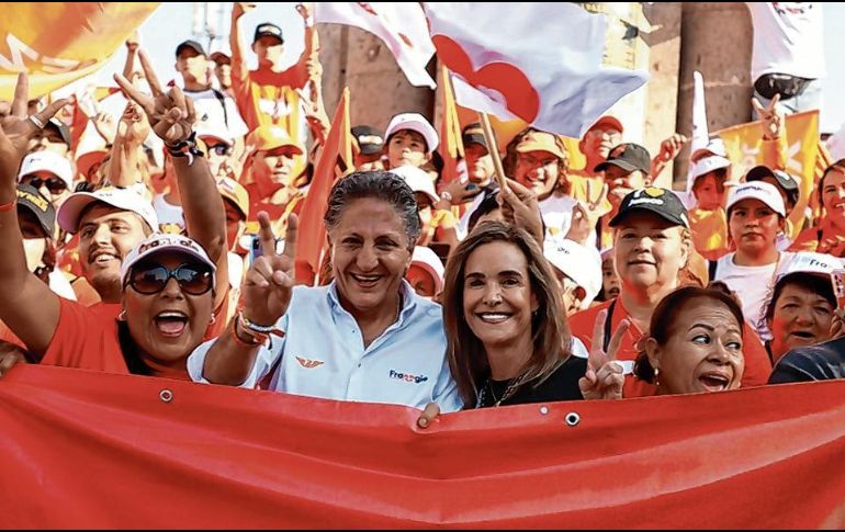 Frangie finalizará su campaña rumbo a la reelección hoy en plaza de las Américas. ESPECIAL
