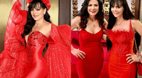 La actriz y cantante, Maribel Guardia, posó en sus redes sociales con un sensual vestido rojo que cautivó a sus seguidores. INSTAGRAM/ maribelguardia